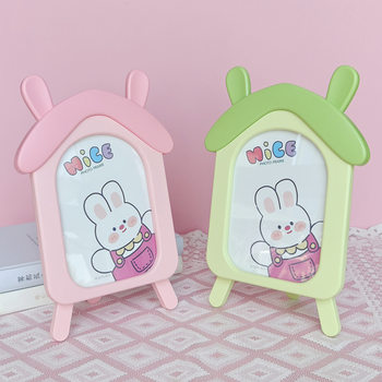 Cartoon Cute Rabbit Tabletop Baby Photo Frame 6inch Creative Children's Photo Frame Office Desktop Photo Frame Wholesale