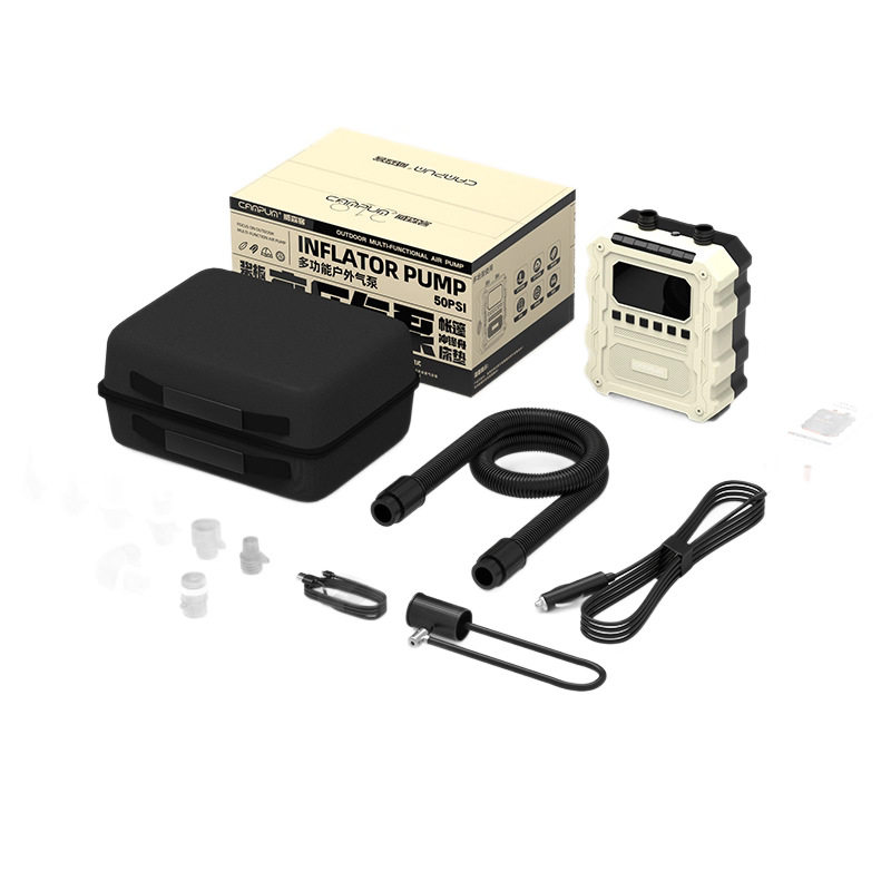 Campum Paddle Board Electric Air Pump Tent Assault Boat High Pressure Outdoor Wireless Pumping and Charging Dual-Purpose Tire Air Pump