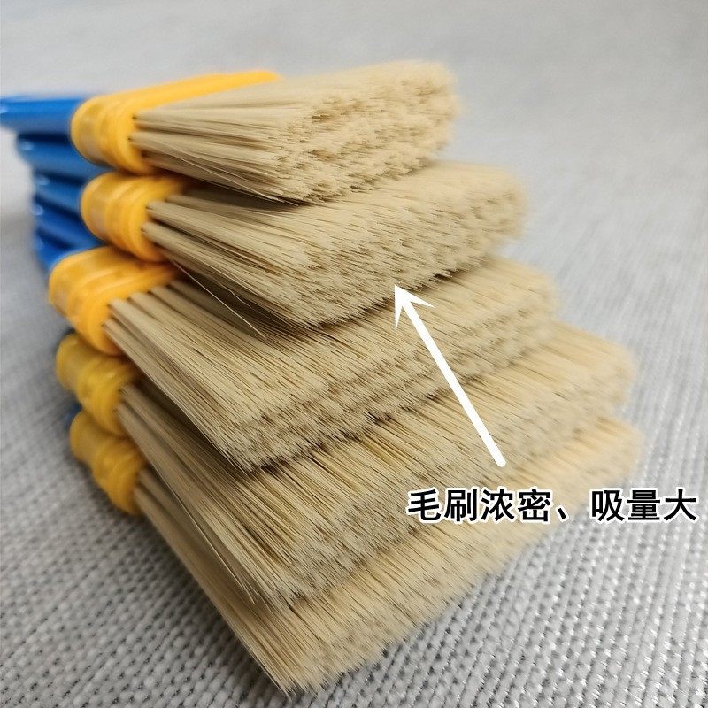 Non-Shedding Plastic Brush Paint Brush Sauce Brush Cleaning Brush Industrial Hard Bristle Brush Nylon Filament Hair Transplant Brush