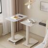Cream Style Bedside Table Small Bedroom Home Simple Modern Light Luxury Alternative Iron Mobile Storage Rack Side Table