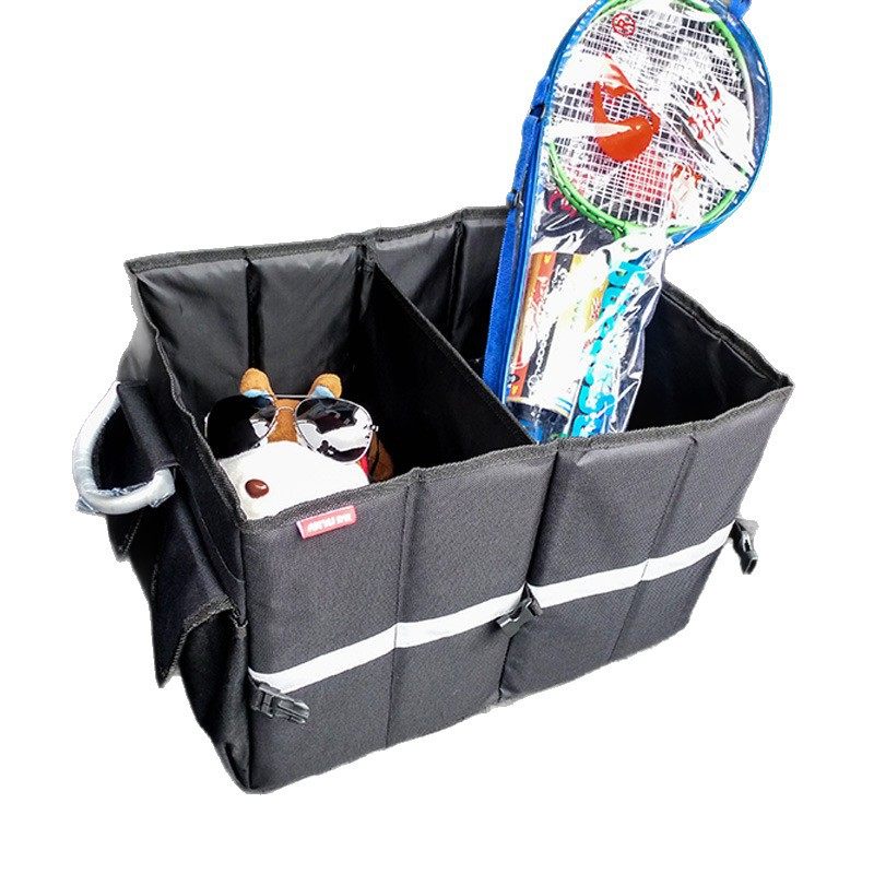 Factory Direct Sales Oxford Cloth Car Folding Storage Box Lightweight Cross-Border Hot-Selling New Multifunctional Miscellaneous Storage Box