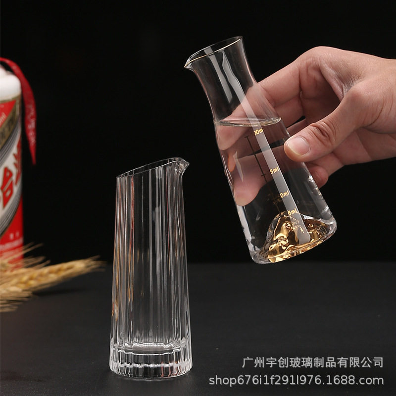 Liquor Decanter, Wine Cup, Wine Pot, High-End Wine Glass, Thickened Glass Pot, Suitable for Restaurants and Home Use