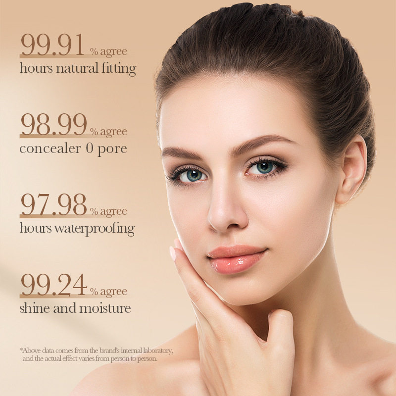 English foundation BIOAOUA lightweight breathable foundation liquid No Makeup BB cream cross-border foreign trade factory direct sales