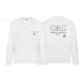 918 white round neck sweatshirt