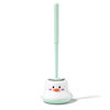 Toilet brush suit chicken shape household toilet wall hanging punch-free no dead angle cleaning artifact long handle cleaning brush