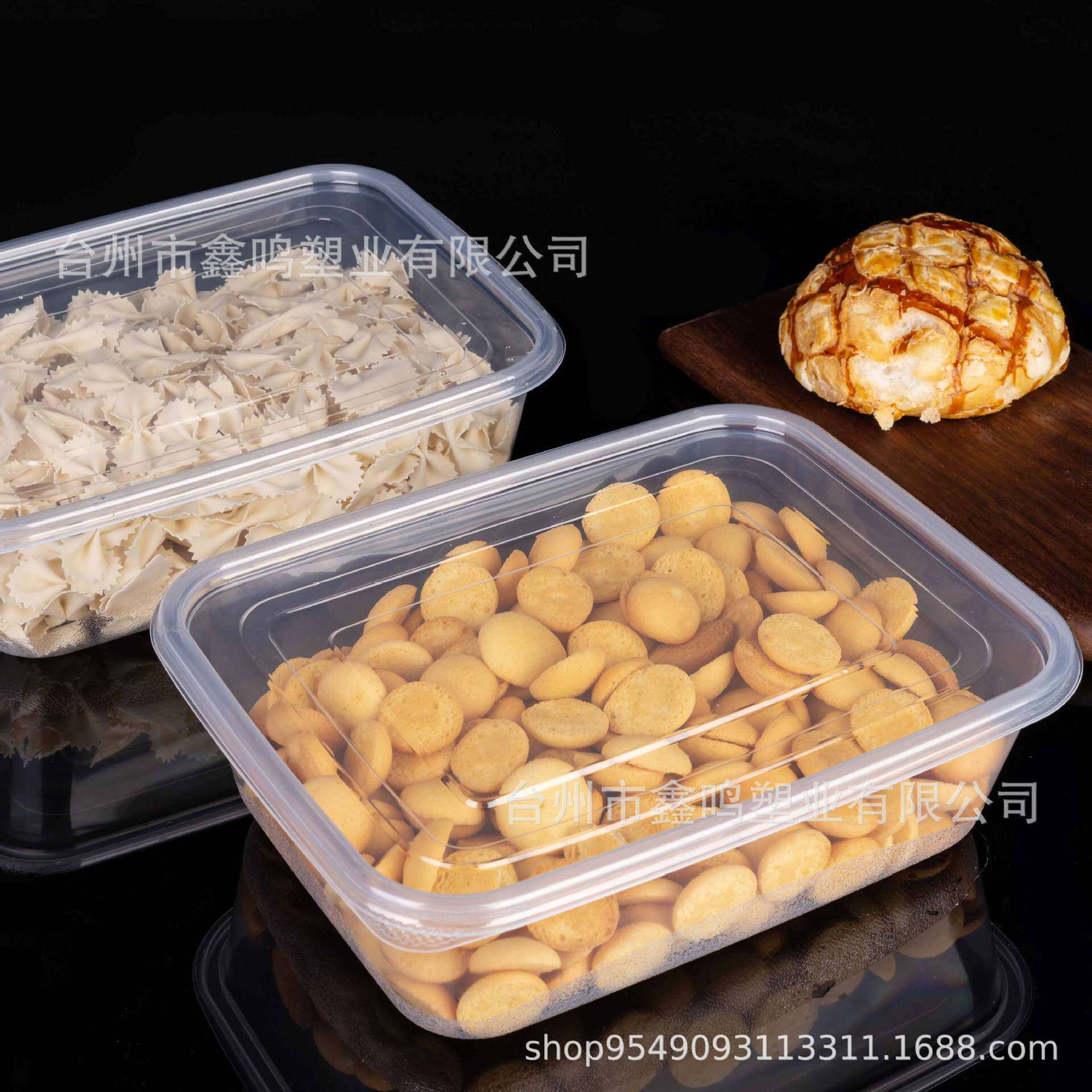 2500ml disposable lunch box crayfish packing bowl cherries fruit cutting box take-out snack box large capacity