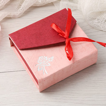 Factory Direct Sales Jewelry Box Paper Box Cloud Paper Bracelet Box Pendant Necklace Jewelry Packaging Box Jewelry Box Accessories