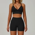 7790 bra + 7790 shorts—high-end black