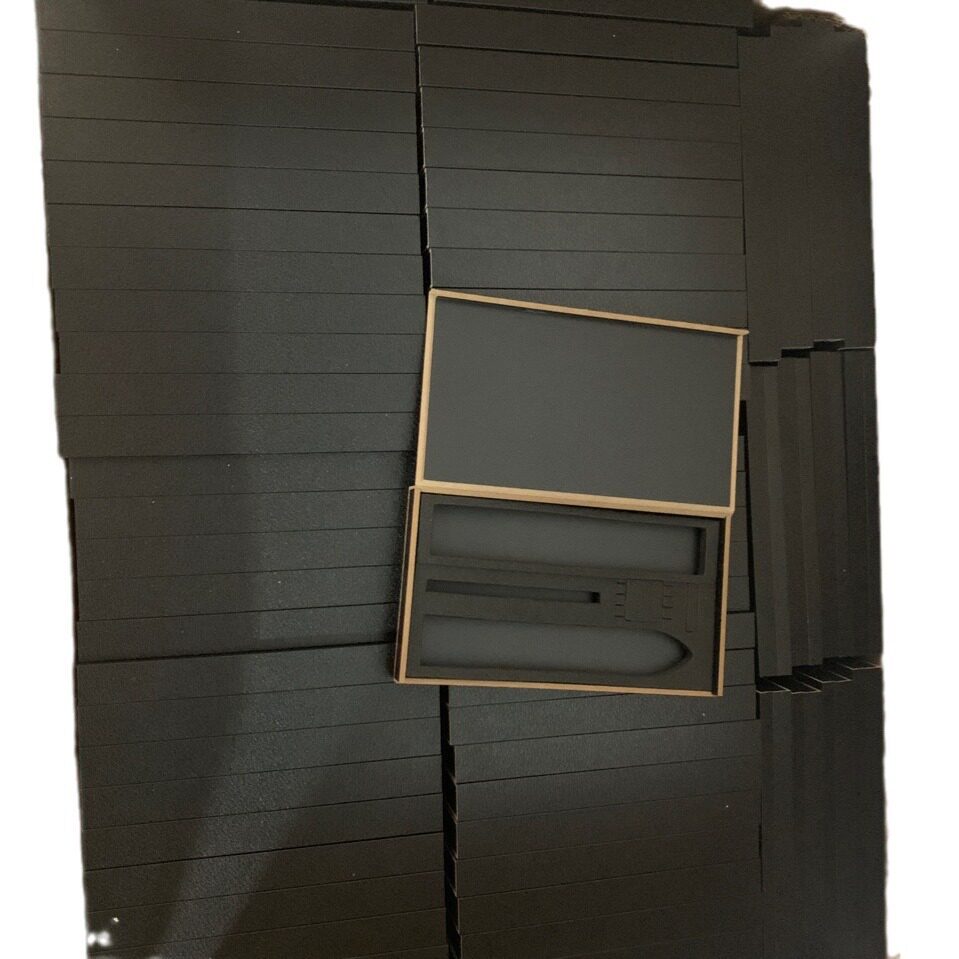 In stock watch strap box Apple watch strap packaging watch strap black wooden box Universal watch strap wooden box packaging gift box