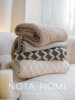 Nordic style blanket sofa blanket double blanket spring shawl office lunch break blanket B & B bed towel knitted blanket
