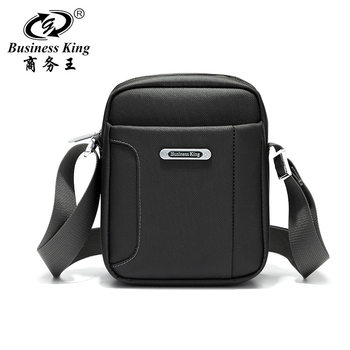 Cross-Border Business Men's Crossbody Bag, Simple Commuter Oxford Cloth Shoulder Bag, Waterproof Large-Capacity Crossbody Bag