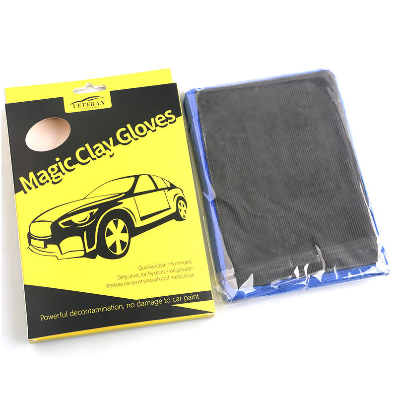 Factory wholesale car Beauty Mud grinding cloth mud grinding gloves mud grinding plate volcanic mud rust removing clay cloth box