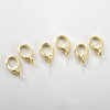 14k Electroplated Real Gold Color-preserving Chain Lobster Clasp Oval 8-character Spring Buckle diy Necklace Bracelet Connection Finishing Buckle