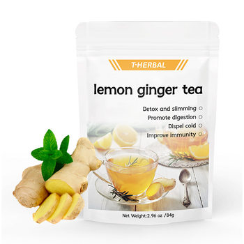 Whitening Freckle Detox Lemon Ginger Tea Solid Drinks Lemon Ginger Tea