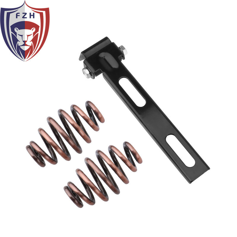 古銅長円スプリング + ブラックブラケット