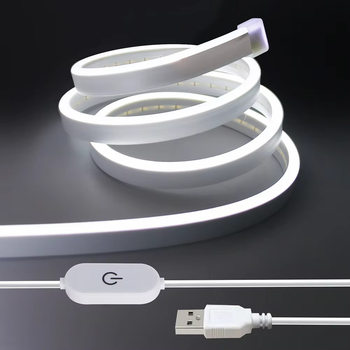Wholesale 5V touch flexible 612 neon light low voltage USB silicone soft light with outdoor waterproof mirror fill light strip