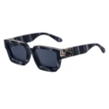 C19 black marble gold gray piece