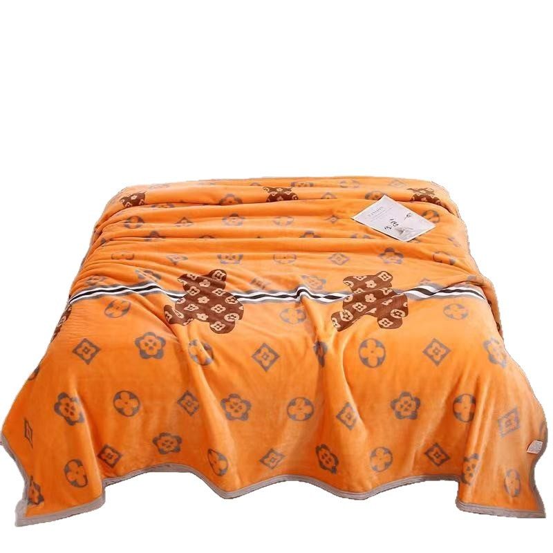 Event Gifts Flannel Blanket Opening Souvenirs Air-Conditioned Office Throw Blanket Gift Logo