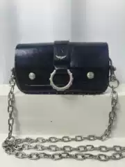 French Design Zv Classic Rivet Circle Design Simple and Versatile Mini Bag Cross-Border Chest Bag Crossbody Bag