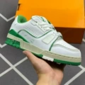 54 white green