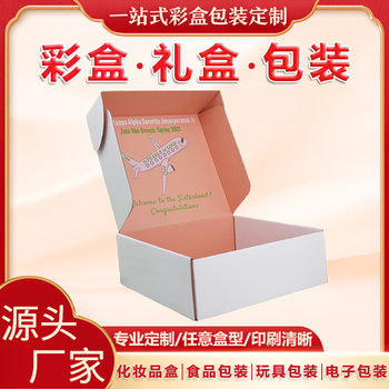 Aircraft Box Express Special Carton Extra Hard Corrugated Paper Intimates Decoration Packaging Box Colorfulful Aircraft Box Custom Logo