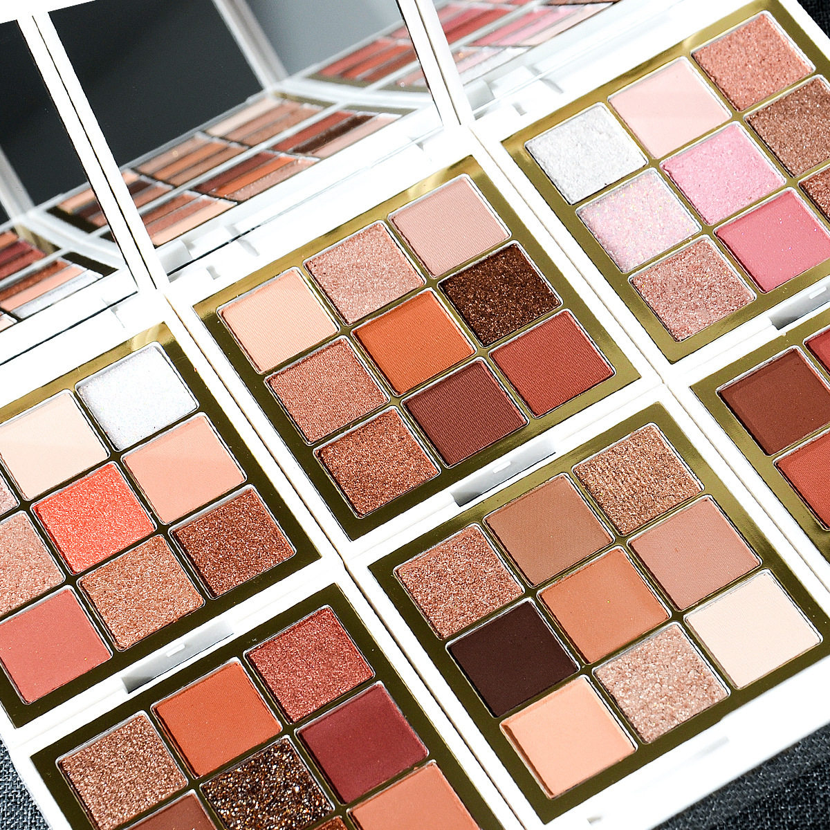 nnuedwe Lude nine-color eyeshadow plate earth color pearlescent matte cheap niche brand makeup ins eyeshadow