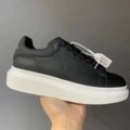 White background and black surface