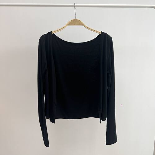 莫代尔棉高弹开衫芭蕾舞披肩短外套现代舞服装百搭空调防晒外搭 - 图2