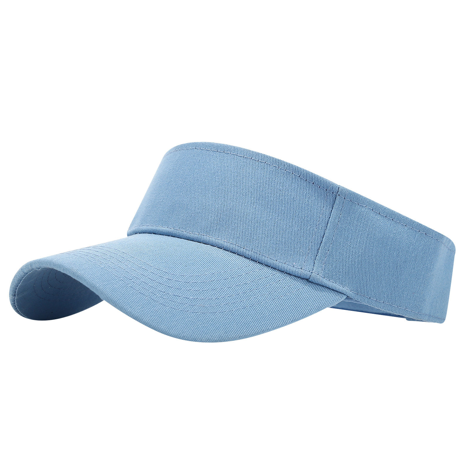 全棉空顶帽成人儿童户外运动遮阳帽团体活动防晒帽印制logo广告帽