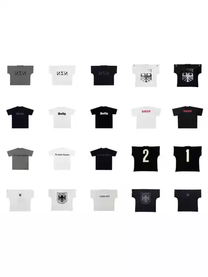 Yeezy Kanye American High Street Vultures Collaboration Sleeveless High Street Ins Short-Sleeve T-Shirt for Men and Women