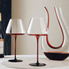 Black tie Burgundy wine glass decanter suit European luxury wine large glass goblet wine set