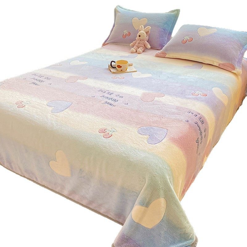 Thickened Milk Velvet Blanket, Winter Sofa Cover Blanket, Dormitory Quilt, Double-Sided Velvet Blanket, Office Kidsren's Nap Blanket