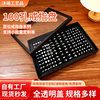 New in stock 100 hole ring box with cover window opening night market stall ring ear nail plate 100 ring display plate