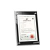 Acrylic Photo Frame Display Stand Award Certificate A4 Frame Authorization Plaque Business License Wall-Mounted Wholesale Picture Frame Simple Decoration