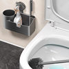 Household Toilet Cleaning Tool for Bathroom Without Dead Corners, Wall-Mounted Cream-Style Suction Cup Toilet Brush