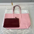 Pink with deep burgundy