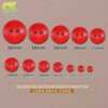 Colorful Small Wooden Buttons Kidsren's Round Two-Eye Wooden Buttons Kidsren's Clothing Kindergarten Handmade DIY Buttons
