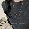 Minute Style Water Drop Pendant Necklace Women's Autumn and Winter Long Sweater Sweater Chain Casual All-match Light Luxury High-end Accessories