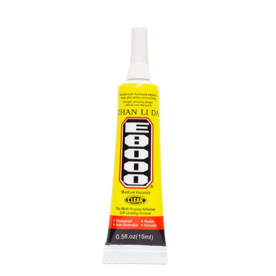 Authentic E8000 glue mobile phone screen headset sealant clothes leather cloth sticker Diamond glue 3ml small glue