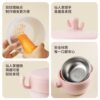 Baby Food Bowl, Food-Grade 316 Stainless Steel, Infant Constant Temperature Water-Filled Insulated Bowl, Double-Handle Anti-Scald Baby Bowl