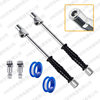 Vehicle-Mounted Tire Inflation Rod Double-Head Inflation Rod Inflator Nozzle with Anti-Slip Sleeve Suitable for 1/4 External Thread Connection
