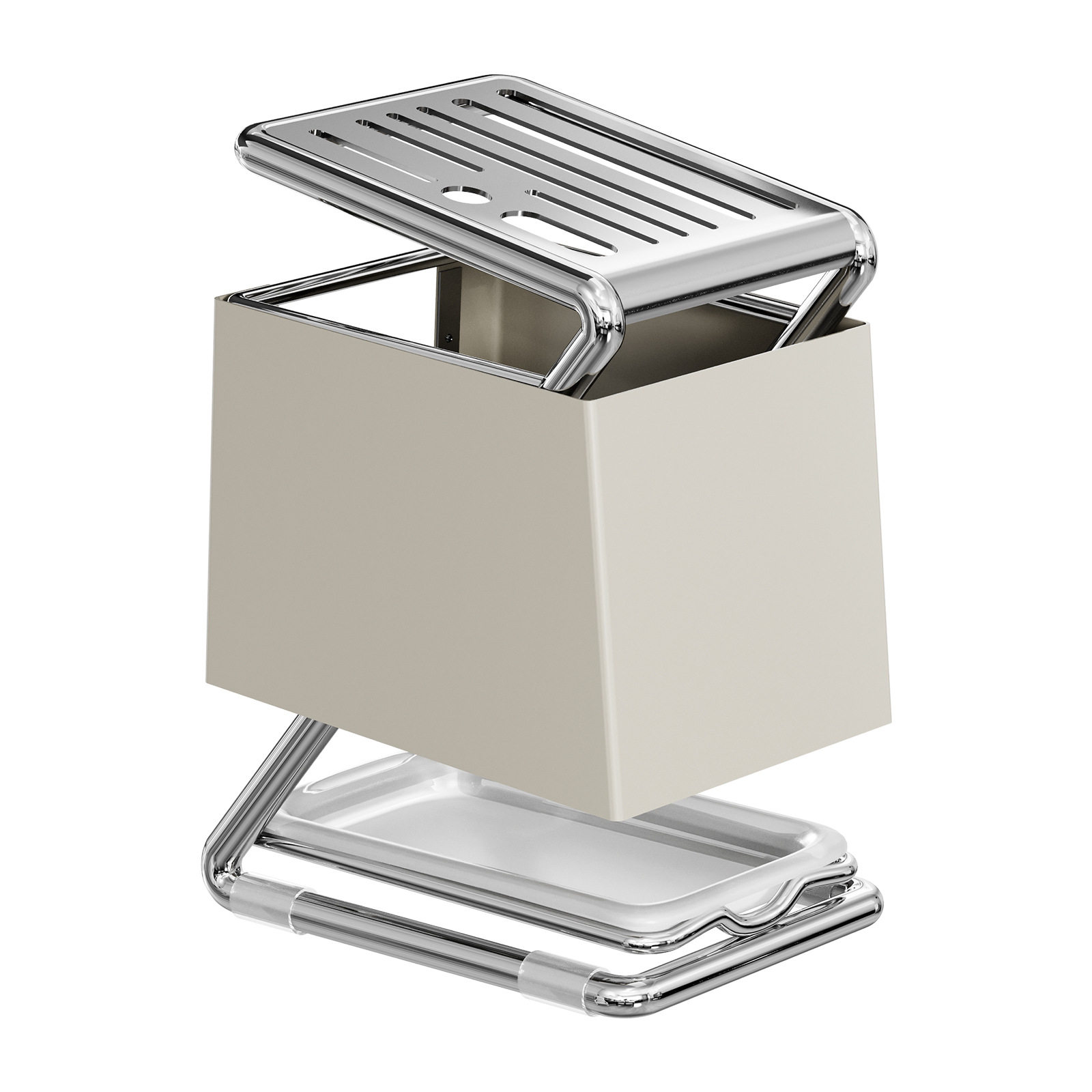 Kitchen Oblique Knife Holder Countertop Chopstick Cage Knife Integrated Kitchen Knife Storage Rack Household Wall-Mounted Knife Holder Storage Rack