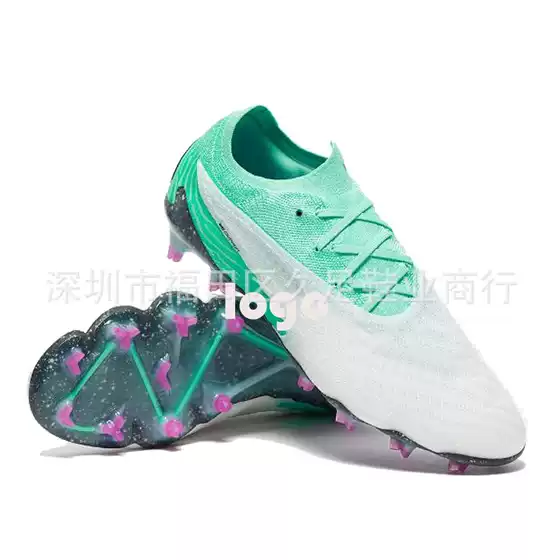 Low Top Football Shoes Fluorescent Orange Fg Nail Electroplated Sole Men's Shoes Football Shoes