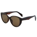 C2 leopard print frame tea gray piece (send box cloth)