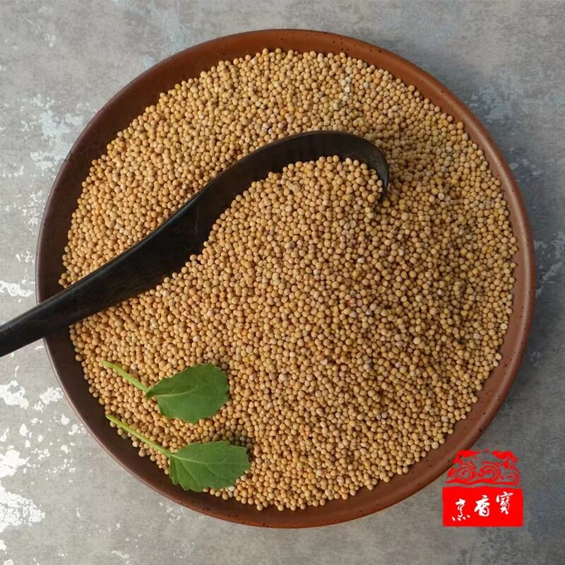 Wholesale pure mustard powder 500g salad ingredients mustard seed powder origin supply condiment factory ground mustard noodles
