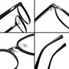 1230 new ultra-light soft nose pad TR90 optical glasses frame Net red plain round frame anti-blue light plain glasses