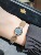 Серая пластина из нового пшеничного колоса AG + розовое золото