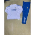 Half pull 2526 real madrid white blue pants