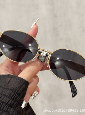 金属时尚女潮流2026新款墨镜开车太阳镜爆款厂家韩潮防晒