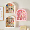 Blind Box Storage Display Cabinet Large Capacity Bubble Mart Lego Figure Display Box Dustproof Storage Box Doll